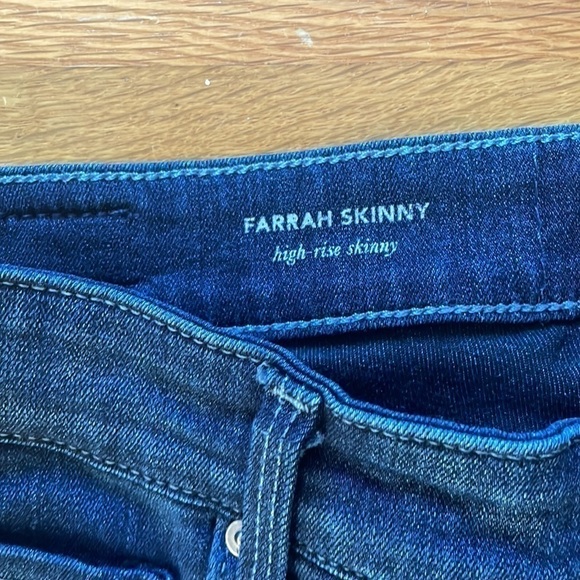 AG Adriano Goldschmied Farrah High Rise Skinny Jeans Dark Wash Empower Denim 29R - Picture 4 of 9